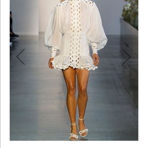 Zimmermann NINETY-SIX WAVE SHORT DRESS style dress